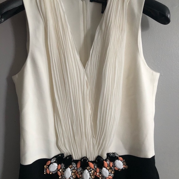 NWT Cynthia Steffe $268 Colour Block Dress Jewel 2 - Picture 3 of 5